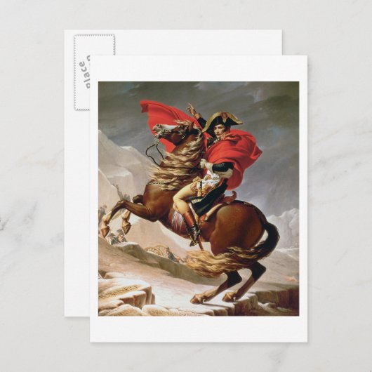 Napoleon, Alpenüberquerung, c.1800 (Öl auf Leinwan Postkarte (Vorne/Hinten)