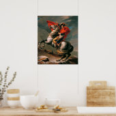 Napoleon am Großen St. Bernard Poster (Küche)