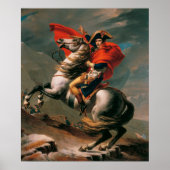 Napoleon am St. Bernard-Pass Poster (Vorne)