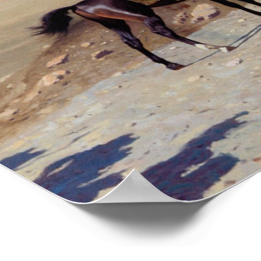 Napoleon an der Sphinx Poster (Ecke)