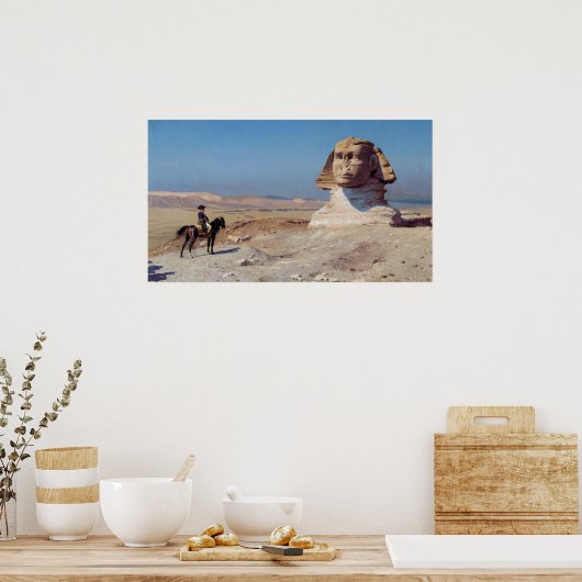 Napoleon an der Sphinx Poster (Küche)