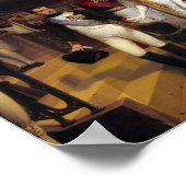 Napoleon and the Queen of Prussia at Tilsit Poster (Ecke)