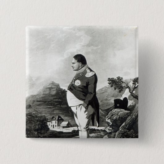 Napoleon auf der Insel von St. Helena, 1820 Button (Vorderseite)