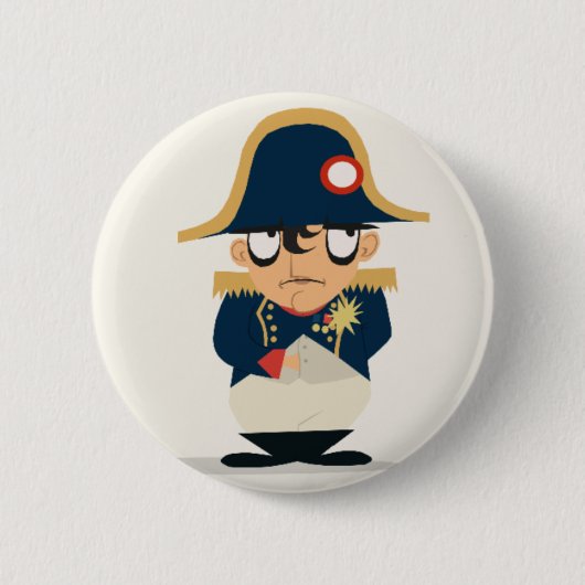 Napoleon auf einem Knopf Button (Vorderseite)