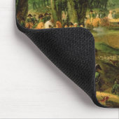 Napoleon auf einer Jagd im Compiegne Wald, 1811 Mousepad (Ecke)