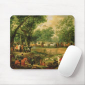 Napoleon auf einer Jagd im Compiegne Wald, 1811 Mousepad (Mit Mouse)