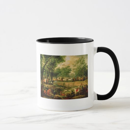 Napoleon auf einer Jagd im Compiegne Wald, 1811 Tasse (Rechts)