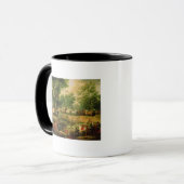Napoleon auf einer Jagd im Compiegne Wald, 1811 Tasse (Vorderseite Links)