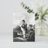 Napoleon auf St. Helena, 1820 Postkarte (Stehend Vorderseite)