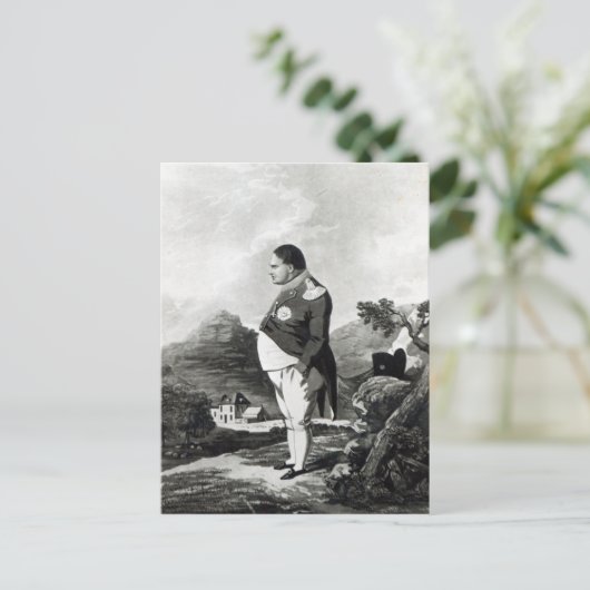 Napoleon auf St. Helena, 1820 Postkarte (Stehend Vorderseite)