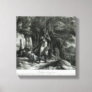 Napoleon auf Wacheaufgabe Leinwanddruck