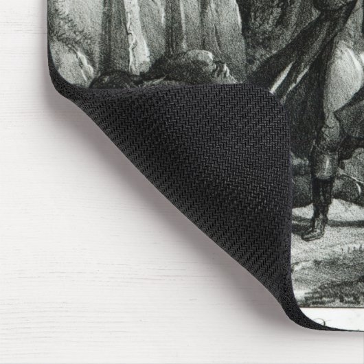 Napoleon auf Wacheaufgabe Mousepad (Ecke)