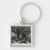 Napoleon auf Wacheaufgabe Schlüsselanhänger (Vorne)