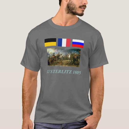 Napoleon bei Austerlitz T-Shirt (Vorderseite)