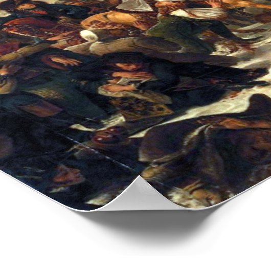 Napoleon bei Eylau Poster (Ecke)