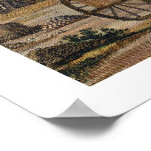 Napoleon Besuch der Belagerungswerke in Danzig unt Poster (Ecke)