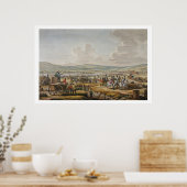 Napoleon Besuch der Belagerungswerke in Danzig unt Poster (Küche)