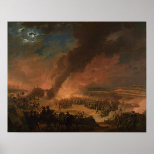 Napoleon Besuch der Bivouacs Poster