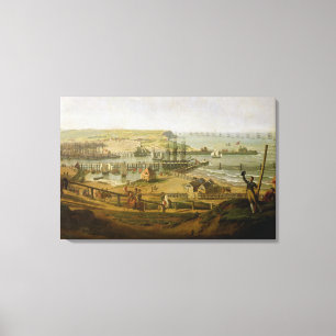 Napoleon Besuch des Camps in Boulogne Leinwanddruck