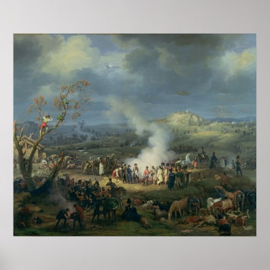 Napoleon Besuch eines Bivouac Poster (Vorne)