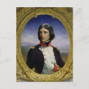 Napoleon Bonaparte als Oberstleutnant Postkarte