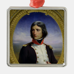 Napoleon Bonaparte als Oberstleutnant Silbernes Ornament