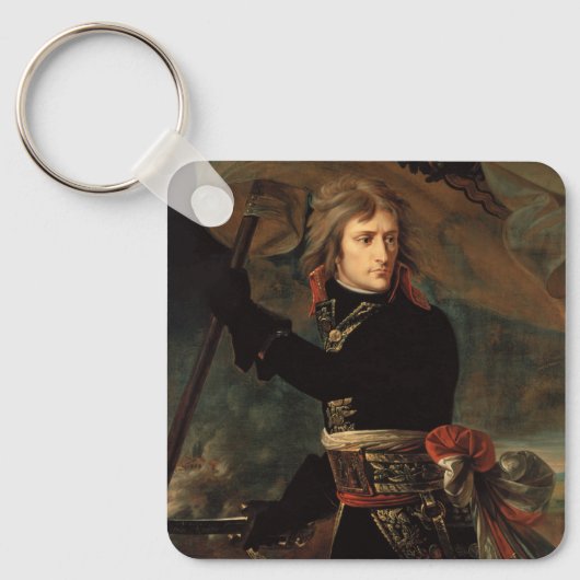 Napoleon Bonaparte an der Brücke in der Schlacht v Schlüsselanhänger (Vorderseite)