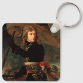 Napoleon Bonaparte an der Brücke in der Schlacht v Schlüsselanhänger (Rückseite)