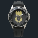 Napoleon Bonaparte Armbanduhr<br><div class="desc">Französische Kaiseradler (Aigle de drapeau, beleuchtet. "Fahnenadler") bezieht sich auf die Figur eines Adlers, der von der Grande Armée von Napoleon I während der Napoleonischen Kriege als Standard in den Kampf geführt wurde. Obwohl sie mit regionalen Farben präsentiert wurden, neigten die Regimente von Napoleon I dazu, den Kaiseradler an ihrem...</div>