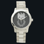 Napoleon Bonaparte Armbanduhr<br><div class="desc">Emblem von Napoleon Bonaparte</div>