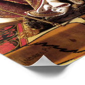 Napoleon Bonaparte auf seinem Kaiserlichen Thron Poster (Ecke)