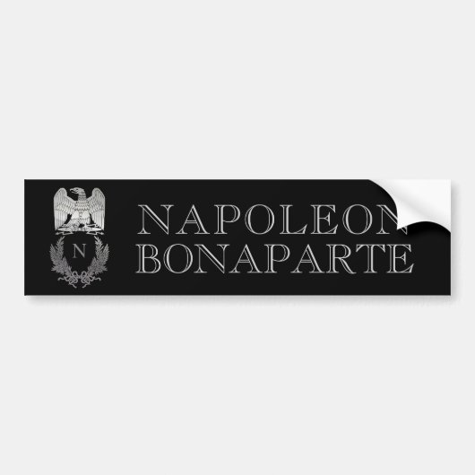 Napoleon Bonaparte Autoaufkleber (Vorne)