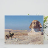 Napoleon Bonaparte Before the Sphinx (von Gérôme) Karte (Stehend Vorderseite)