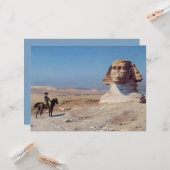 Napoleon Bonaparte Before the Sphinx (von Gérôme) Karte (Vorderseite/Rückseite Beispiel)