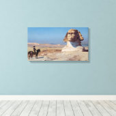 Napoleon Bonaparte Before the Sphinx (von Gérôme) Leinwanddruck (Insitu (Holzboden))