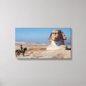 Napoleon Bonaparte Before the Sphinx (von Gérôme) Leinwanddruck (Vorderseite)