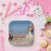 Napoleon Bonaparte Before the Sphinx (von Gérôme) Pappteller (Party)