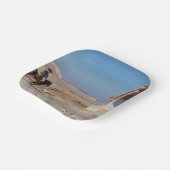 Napoleon Bonaparte Before the Sphinx (von Gérôme) Pappteller (Gewinkelt)