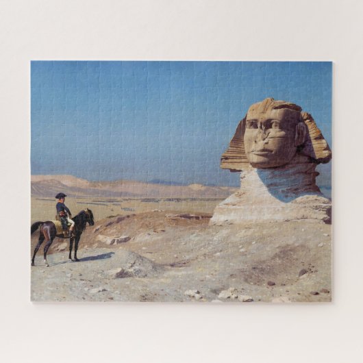 Napoleon Bonaparte Before the Sphinx (von Gérôme) Puzzle (Horizontal)