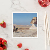 Napoleon Bonaparte Before the Sphinx (von Gérôme) Serviette (Beispiel)