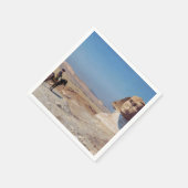 Napoleon Bonaparte Before the Sphinx (von Gérôme) Serviette (Ecke)