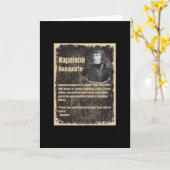 Napoleon Bonaparte - Biografie Karte (Gelbe Blume)