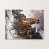 Napoleon Bonaparte Crossing Alps Paul Delaroche Puzzle (Horizontal)