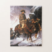Napoleon Bonaparte Crossing Alps Paul Delaroche Puzzle (Vertikal)