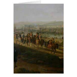 Napoleon Bonaparte, der das Lager an besucht