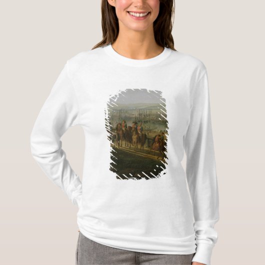 Napoleon Bonaparte, der das Lager an besucht T-Shirt (Vorderseite)