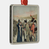 Napoleon Bonaparte, der die Frau darstellt Silbernes Ornament (Rechts)