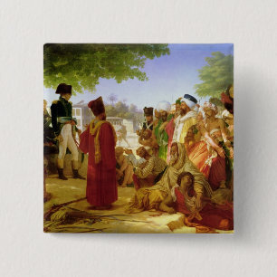 Napoleon Bonaparte, der die Rebellen begnadigt Button