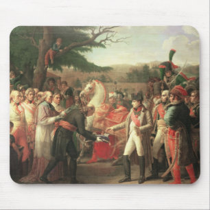 Napoleon Bonaparte, der die Schlüssel empfängt Mousepad