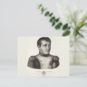 Napoleon Bonaparte Elegante Antique Gravur Postkarte (Stehend Vorderseite)